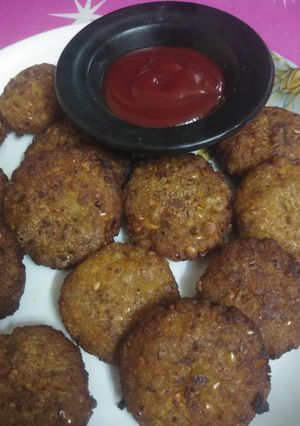 A picture of Potato cheese and sago let tikki.