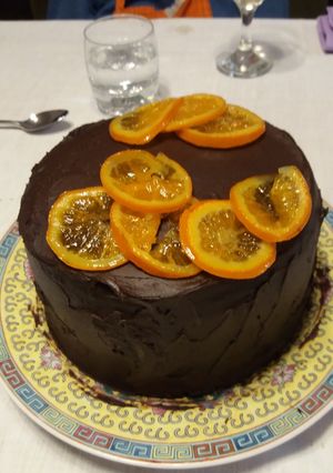 O poză a rețetei Tort ciocolătos.