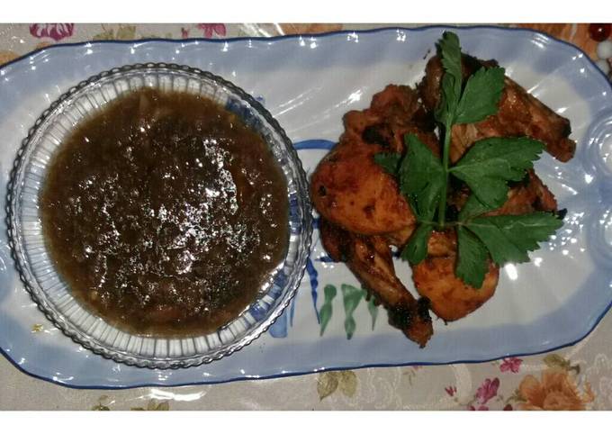 Ayam bakar sambal mantap