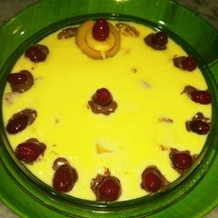 A picture of Fruit custard.