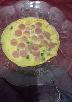 Foto resep Telur Dadar Sosis Pedas