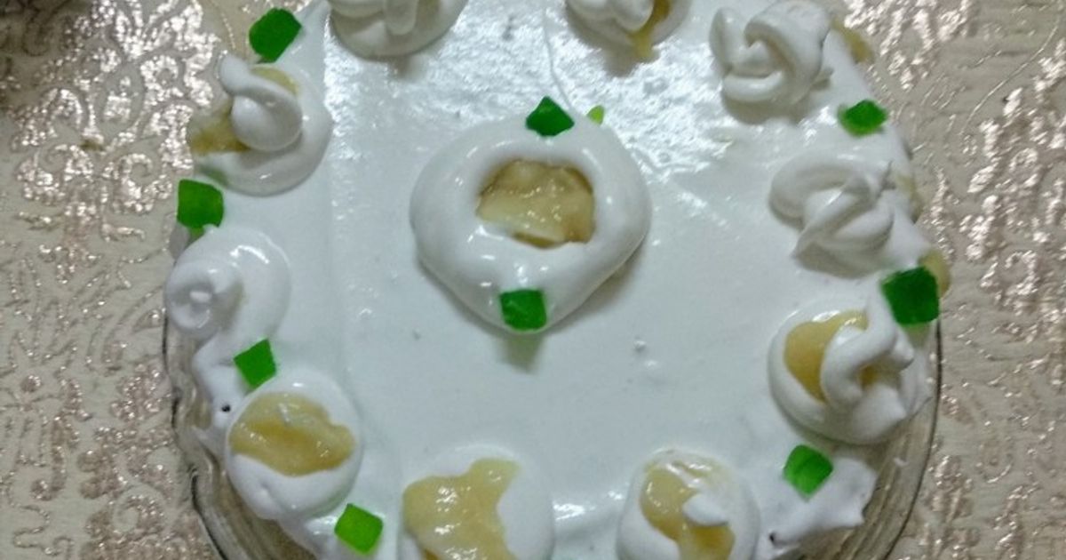 Eggless Custard Apple Cake Recipe by Trapti Jain - Cookpad