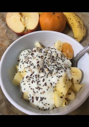 Una foto de Ensalada de Frutas con Yogur