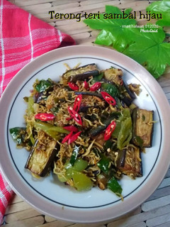 Foto resep Terong teri sambal hijau
