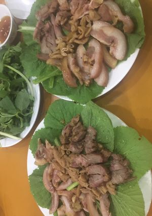 Hình của món Phá lấu heo.