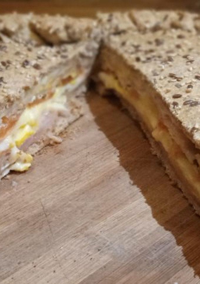 Una foto de Tarta napolitana integral