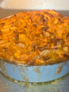 A picture of Kong's Healthier Apple Pie.