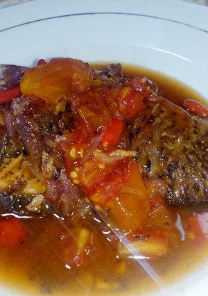 Foto resep Ikan mas asam manis