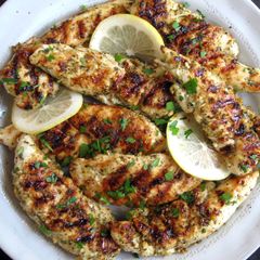 Lemon Marinated Chicken Tenderloins A picture of Lemon Marinated Chicken Tenderloins.