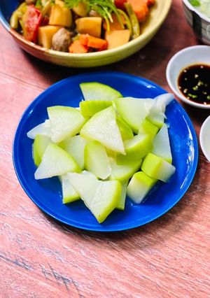 Hình của món Bầu Luộc.