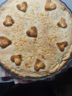 Una foto de Masa de tarta sin huevo