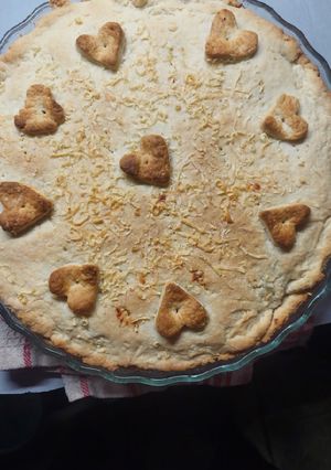 Una foto de Masa de tarta sin huevo