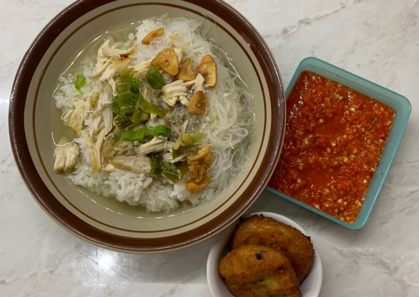 Soto semarang + sambal soto pedas