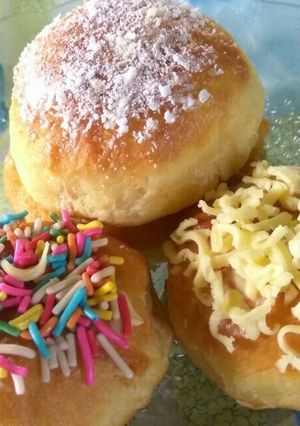 Foto resep Donat empuk tanpa kentang