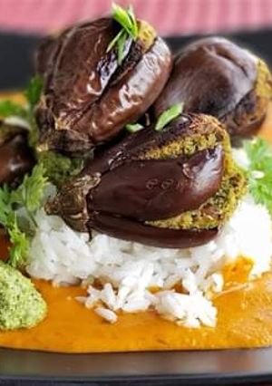 A picture of Stuffed Brinjal.