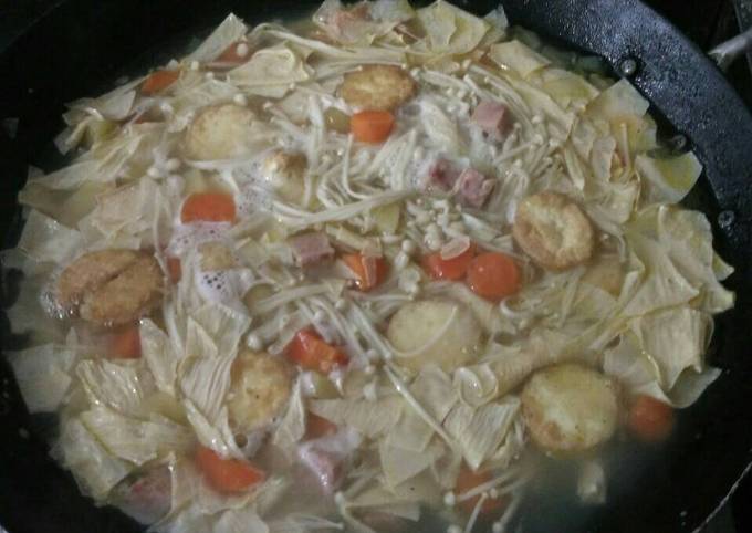 Sup maling kembang tahu