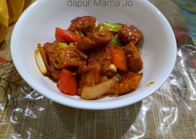 Tempe Goreng Saus Mentega 🍽