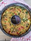 Ciambella lattuga olive e pomodorini datterini