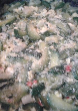 Una foto de Zapallitos revueltos. Rico y livianito!!