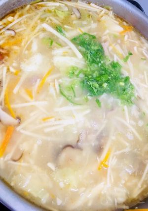 Fa Fa~ 筍子鹹粥!! 的食譜成品照片