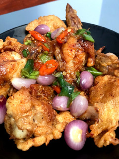 Foto resep Sayap Goreng Oseng Bawang