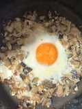 Huevo al Plato con Berenjena