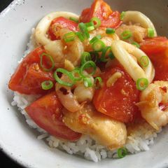 A picture of Seafood & Tomato Rice Bowl.