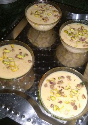 A picture of Amritsari Phirni.