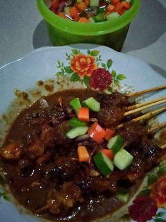 Foto resep Sate ayam bumbu kacang