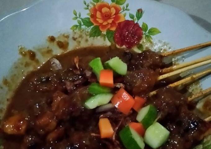 Cara Gampang Membuat Sate ayam bumbu kacang yang Bikin Ngiler