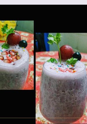 ஸ்ட்ராபெரி மில்க்ஷேக் (Strawberry milkshake recipe in tamil) செய்முறை முக்கிய புகைப்படம்