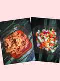 Rica daging sapi dan acar segar