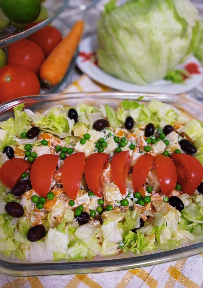 Una foto de Ensaladilla casera con mayonesa light