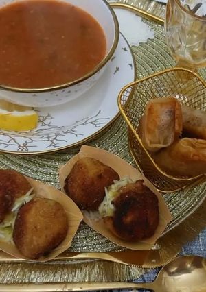 صورة لوصفة كروكات دجاج مفروم مع الجبن 🧀