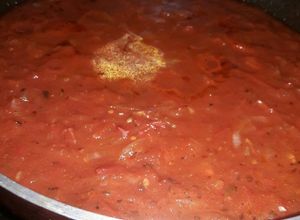 Una foto de Salsa para pizza