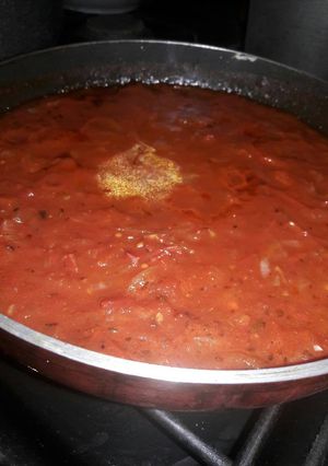 Una foto de Salsa para pizza
