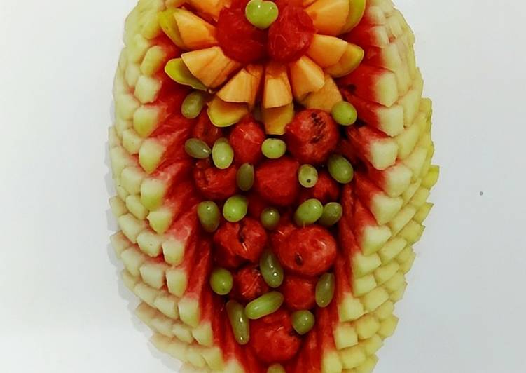 Steps to Prepare Super Quick Homemade Fruit salad 🍉🍈🍇