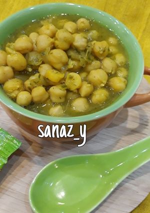 عکسی از دستور خوراک نخود