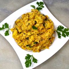 Aloo ka bharta A picture of Aloo ka bharta.