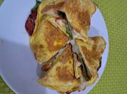 Gambar pepperoni roti tawar