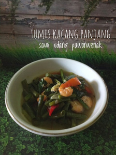 Foto resep Tumis Kacang Panjang Sawi Udang