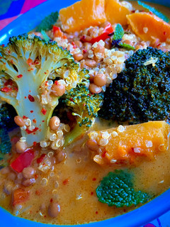 Una foto de Curry de Calabaza y Brocoli