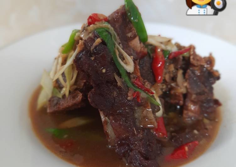 5. Rusuk babi GoSADas ๐ (GOreng Saus Asam peDas)