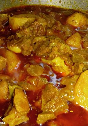 পাঁঠার মাংসের ঝোল (panthar mangsher jhol recipe in Bengali) রেসিপির প্রধান ছবি