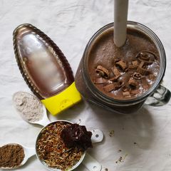 A picture of SPROUTED RAGI - CHOCOLATE & DATES SMOOTHIE.