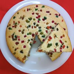 A picture of Semolina And Tutty Fruity Cake.