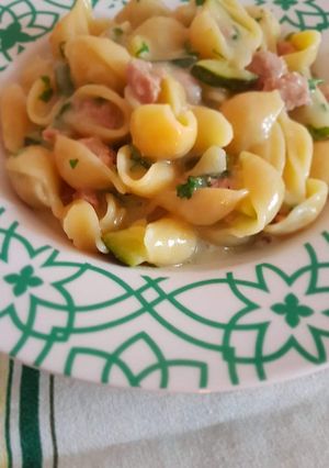 Foto di Conchiglie salsiccia e zucchine bimby