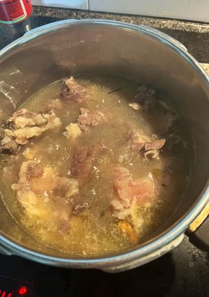 Hình của món Gân bò luộc.