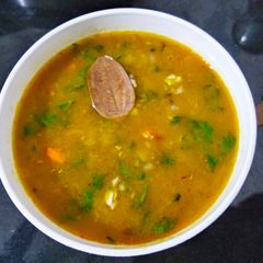 A picture of Rajesthani Panchmel Daal.