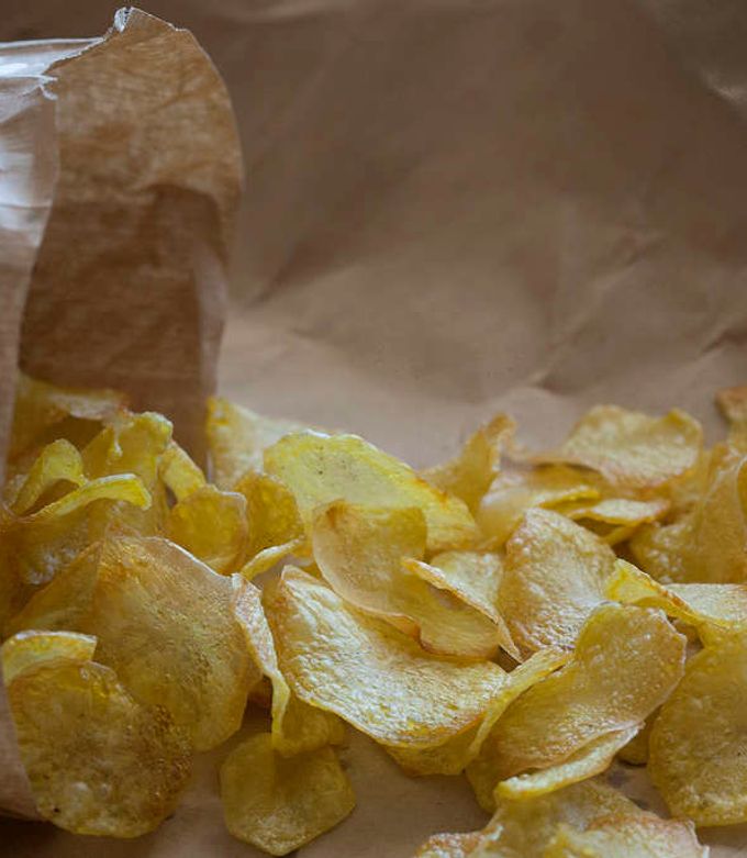 Una foto de Patatas chips al horno